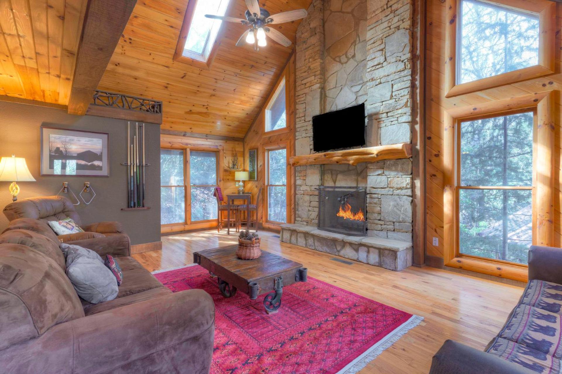 Rushing Waters - Creekside Cabin In North Ga بلو ريدج المظهر الخارجي الصورة