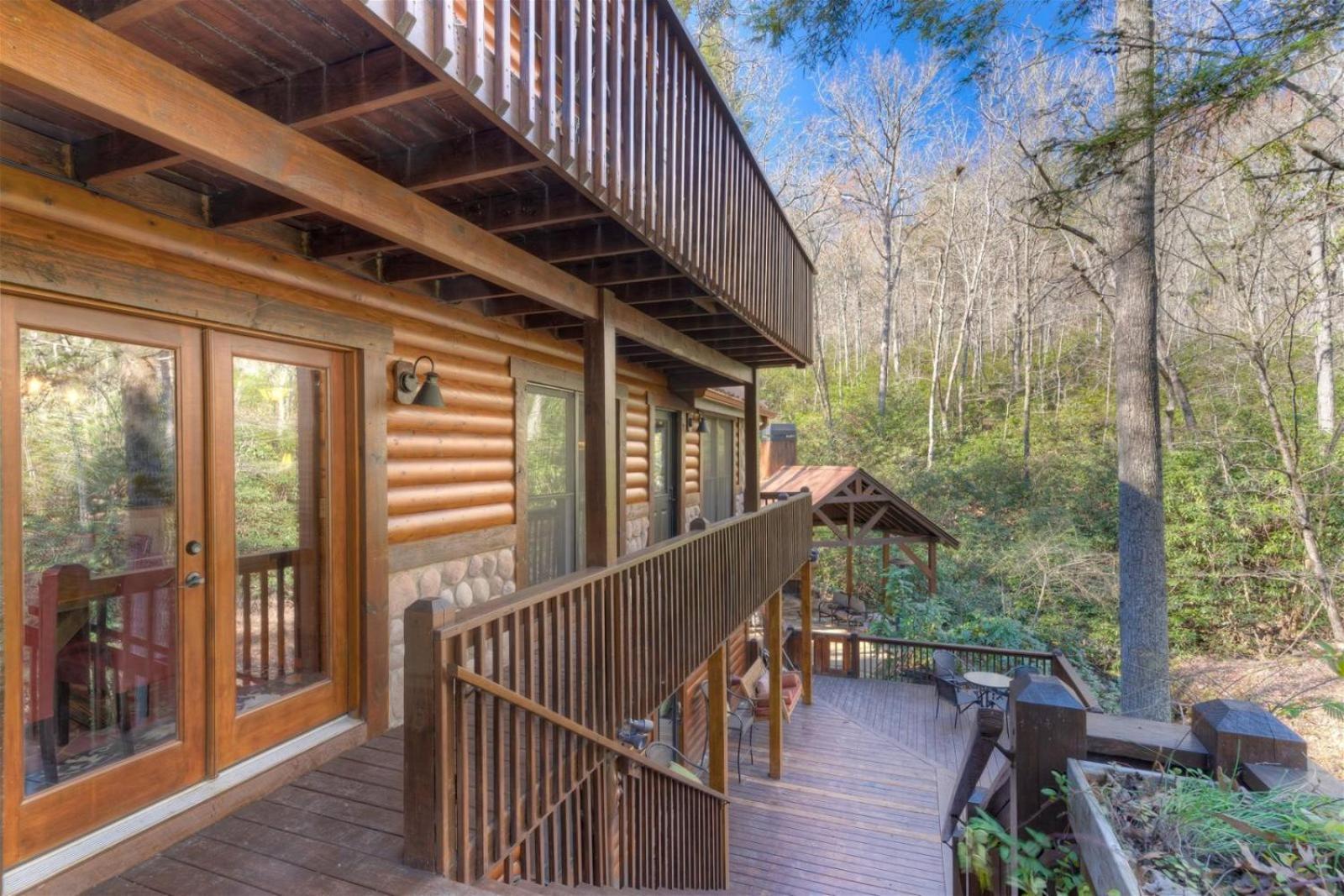 Rushing Waters - Creekside Cabin In North Ga بلو ريدج المظهر الخارجي الصورة